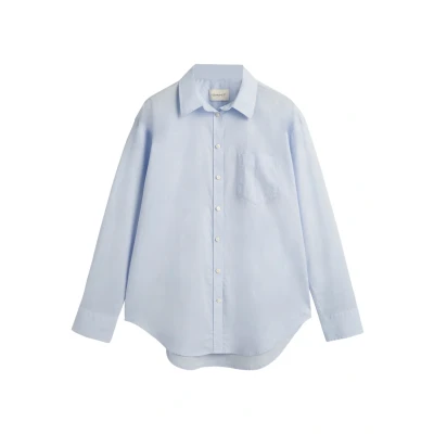 Abbildung von GANT REL Hemdbluse, Damen, Größe: 34, Light blue