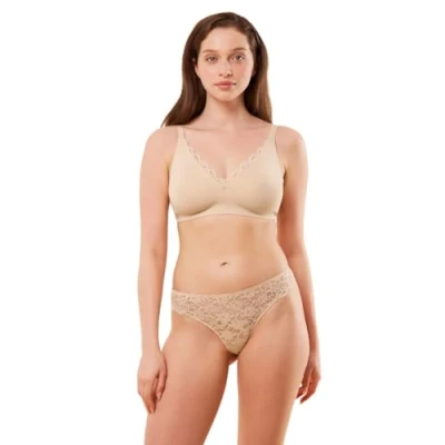 Abbildung von Triumph Amourette N01 Triangel BH, Damen, Größe: 100D, Skin