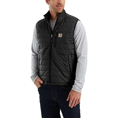 Abbildung von Carhartt Herren Rain Defender® leichte, isolierte Weste, Schwarz, XXL