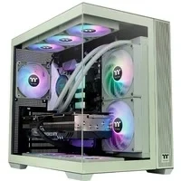 Abbildung von Thermaltake View 380 TG ARGB Mid Tower Chassis Matcha Green