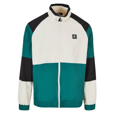 Abbildung von Starter Retro Leichte Jacke, Herren, Größe: XXL, Palewhite darkfreshgreen black