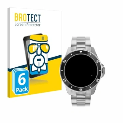Abbildung von BROTECT Schutzglas für Withings ScanWatch Nova (42 mm) (6 Stück) Schutzfolie Panzer Folie Glas [Extrem Kratzfest 9H, Anti Fingerprint,
