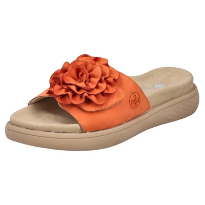 Abbildung von Rieker Pantolette flach, Damen, Größe: 39, Pumpkin Schuhe