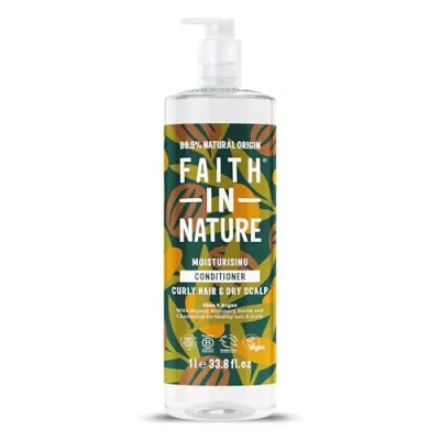 Abbildung von Faith In Nature Natural Shea &amp; Argan Conditioner, Nourishing, Vegan Cruelty Free, No SLS or Parabens, for Normal to Dry Hair, 1L