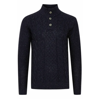 Abbildung von Indicode Jeans Idbenat Strickpullover, Herren, Größe: XL, Navy