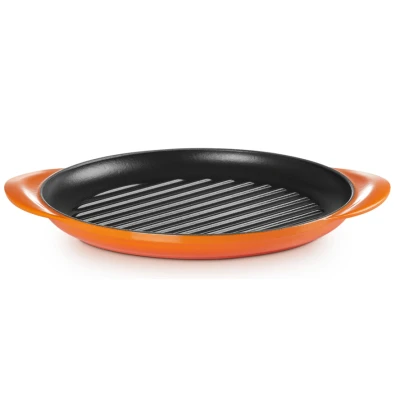 Abbildung von Le Creuset Grillplatte rund ofenrot 25cm
