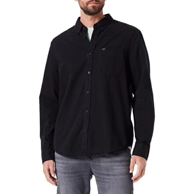 Abbildung von Lee Button DOWN Hemd, Herren, Größe: 40, Black