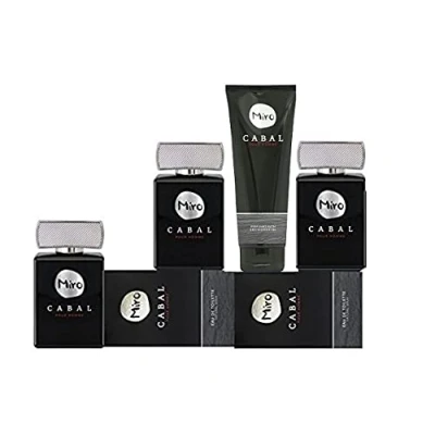 Abbildung von MIRO CABAL pour homme Eau de Toilette Spray 3 x 75 ml + 1 Shower Gel 250