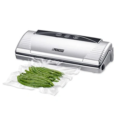 Abbildung von Princess 492967 Vakuumiergerät, Silber, 110 W, 220 240 V