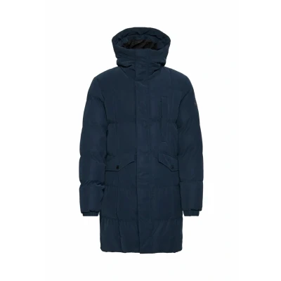 Abbildung von Indicode Jeans Elvins Wintermantel, Herren, Größe: Large, Navy