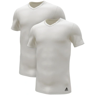 Abbildung von adidas Sportswear V NECK 2 PACK Unterhemd/shirt, Herren, Größe: Large, White