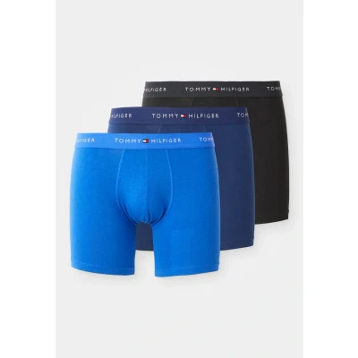 Abbildung von Tommy Hilfiger Herren 3P Boxer Brief DTM Um0Um03458 Boxershorts, Green (Nob Blu/PRP NVY/Blk), XL