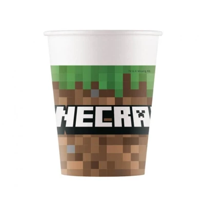 Abbildung von Minecraft Party Becher 200ml 8 Stück