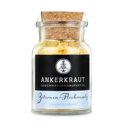 Abbildung von Ankerkraut Zitronen Flockensalz, 100g im Korkenglas