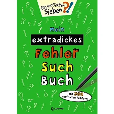 Abbildung von Mein extradickes Fehler Such Buch (grün): Mit 300 verflixten Fehlern Rätsel und Beschäftigungsbuch für Kinder ab 5 Jahre (Die Sieben)