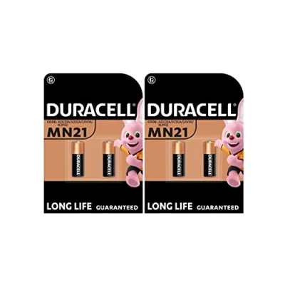 Abbildung von 4 x Duracell MN21 A23 23A (2 Blister mit 2 Batterien) Batterien