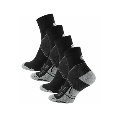 Abbildung von Stark Soul Quarter Performance 2 PAAR PACK Sportsocken, Herren, Größe: 43 46, Schwarz