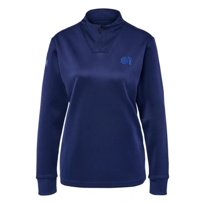 Abbildung von Hummel Court HALF ZIP L S Strickpullover, Damen, Größe: 38, Marine