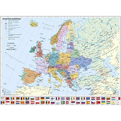 Abbildung von Deutschland und Europa DUO Schreibunterlage Softtouch NEUE AUFLAGE