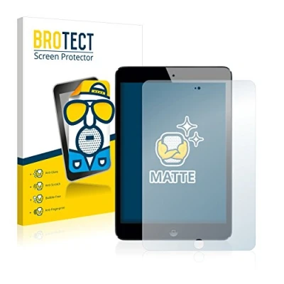 Abbildung von BROTECT Entspiegelungs Schutzfolie für Apple iPad Mini 3 2014 (2 Stück) Matte Displayschutz Folie, Anti Reflex, Fingerprint