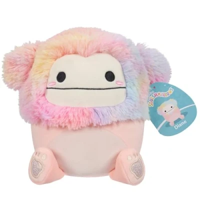 Abbildung von Squishmallows SQCR05371 Diane der pfirsichfarbene Bigfoot 19 cm, offizielles Jazwares Plüsch, superweiches Kuscheltier