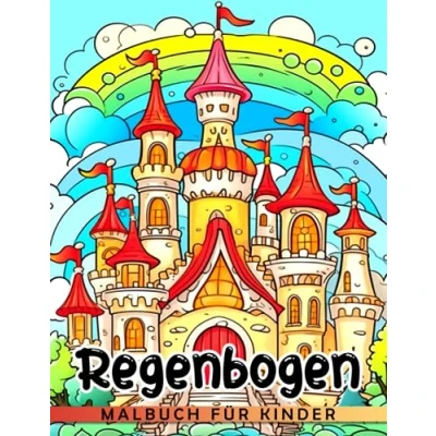 Abbildung von Regenbogen Malbuch für Kinder: Erhalten Sie 50 einzigartige Ausmalbilder mit atemberaubenden Naturphänomenen, perfekt als Scherzgeschenke, Wichtelgeschenke und Weihnachtsgeschenke.