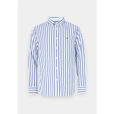 Abbildung von Tommy Hilfiger FLEX Nautical Hemd, Herren, Größe: 3XL, Wedge blue/optic white