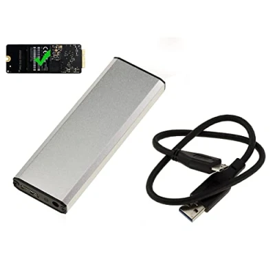 Abbildung von KALEA INFORMATIQUE Gehäuse für Mac PRO 2012 SSD auf USB3 (USB 3.0 5G) mit 8+18 Pins.