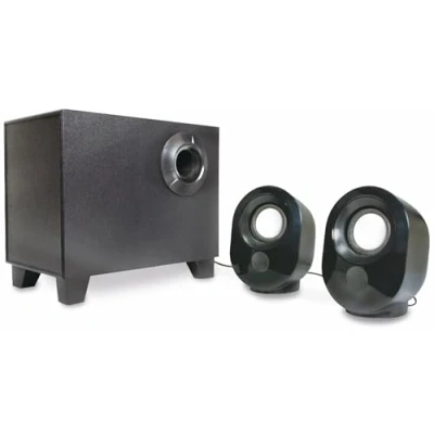 Abbildung von LogiLink SP0045, 2.1 Kanäle, 9 W, Universal, Schwarz, RoHS, 3,6 W