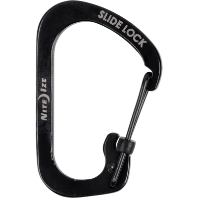 Abbildung von Nite Ize Karabiner Carabiner SlideLock, Schwarz, 2, NI CSL2 01 R6