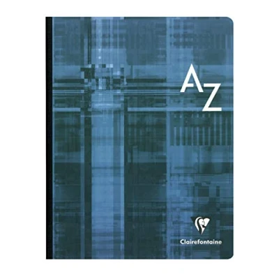 Abbildung von Clairefontaine 9649C Packung mit 5 Vokabelheften / Adressbuch geleimt, 17x22 cm, 96 Blatt, kariert, 90g, farbig sortiert, 1 Pack
