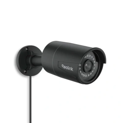 Abbildung von Reolink 5MP PoE Überwachungskamera Aussen mit Personen /Autoerkennung, Smarte IP Kamera Outdoor Zeitraffer, 30m IR Nachtsicht, IP67 Wasserfest, Audio, microSD Kartensteckplatz, RLC 510A Schwarz