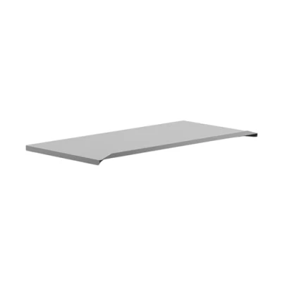 Abbildung von moll Schubladenabdeckung Compact, Kinderschreibtisch Erweiterung, Abdeckung für die Schubladen Winner Compact und Champion Aluminium Verbund Werkstoff, Silber, 72 x 42 4cm