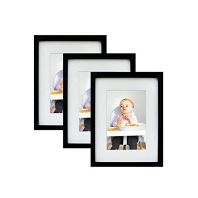 Abbildung von BD ART 3er set 15 x 21 cm Bilderrahmen, 3 Pack, Schwarz
