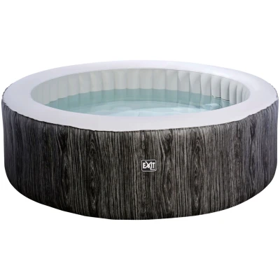 Abbildung von EXIT Wood Deluxe Whirlpool (4 Personen) dunkelgrau