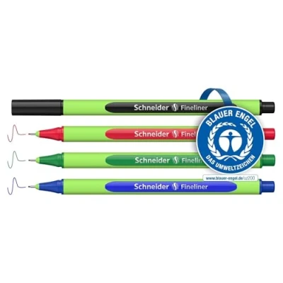 Abbildung von Fineliner Schneider line up verstelbare pencil case