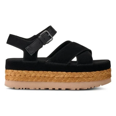 Abbildung von UGG Aubrey Plateausandalette, Damen, Größe: 38, Black Schuhe