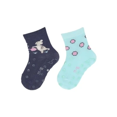 Abbildung von Sterntaler ABS DP MAUS 2 PACK Socken für Kinder, Größe: 18, Dunkelblau meliert