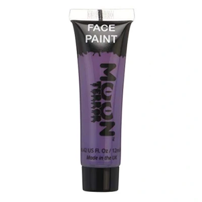 Abbildung von Moon Terror Halloween Gesichtsfarbe, Körperfarbe, SFX Make up, Spezialeffekt up (Gift Lila, 12 ml)