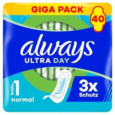Abbildung von Always Ultra Day Damenbinden Normal (Größe 1) 40 Stück