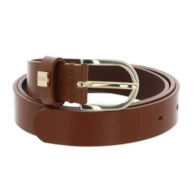 Abbildung von BOSS Scarlet Gürtel business, Damen, Größe: 90, Medium brown