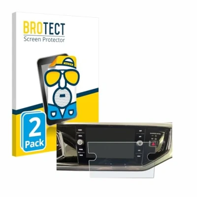 Abbildung von BROTECT Entspiegelungs Schutzfolie für Volkswagen Polo VI Ready 2 Discover 8&quot; (2 Stück) Matte Displayschutz Folie, Anti Fingerprint