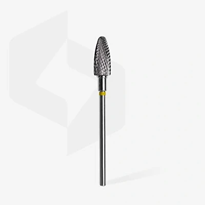 Abbildung von STALEKS PRO HARTMETALLFRÄSER BIT MAIS (SUPER KLEINER QUERSCHNITT) I AUFSATZ FÜR APPARATIVE MANIKÜRE UND PEDIKÜRE SCHLEIFAUFSATZ ELEKTRISCHE SCHLEIFGERÄTE NAIL DRILL (FT90Y060/14)