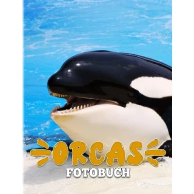 Abbildung von ORCAS Fotobuch: Fotobuch eines großen Meereswesens mit 40 hochwertigen Bildern Geschenke zur Dekoration und Entspannung
