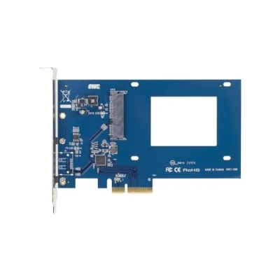 Abbildung von OWC Accelsior S 2,5 Zoll SATA 6G auf PCIe Adapterkarte für Mac Pro (2006 2012), (Ende 2019 aktuell) und PC