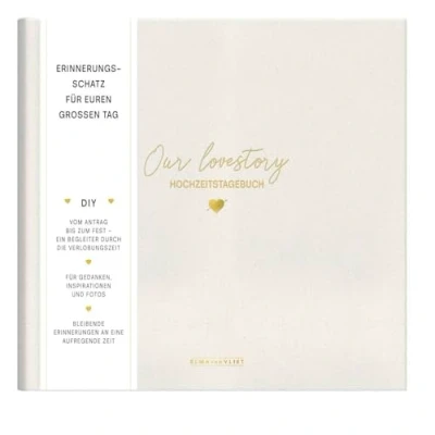 Abbildung von Our Lovestory: Hochzeitstagebuch Erinnerungsbuch und Planer zur Hochzeit Liebevolles ausgefallenes Geschenk Verlobung oder