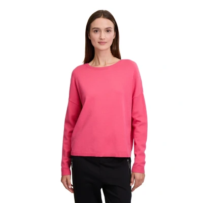 Abbildung von Cartoon Strickpullover, Damen, Größe: 42, Pink orange