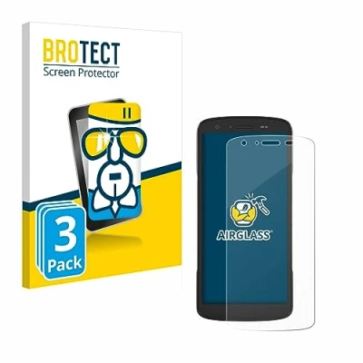 Abbildung von BROTECT Schutzglas für Zebra TC27 (3 Stück) Schutzfolie Panzer Folie Glas [Extrem Kratzfest 9H, Anti Fingerprint, Ultra Transparent]