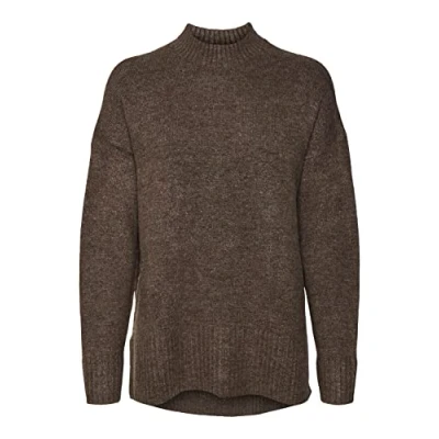 Abbildung von Vero Moda Vmlefile BOXY Strickpullover Brown Lentil, Damen, Größe: Small, lentil