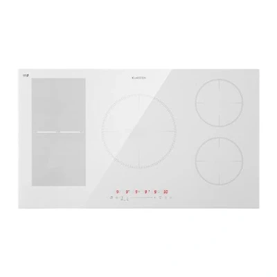 Abbildung von Klarstein Induktionskochfeld, Glaskeramik Kochfeld, Induktionskochfeld mit 5 Platten, Einbau Touch Display, Digitalanzeige und Timer Funktion, Schnelles Aufheizen, 9000 Watt